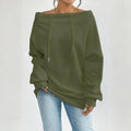 Plus Size Off Shoulder Pullover FitiqueFit