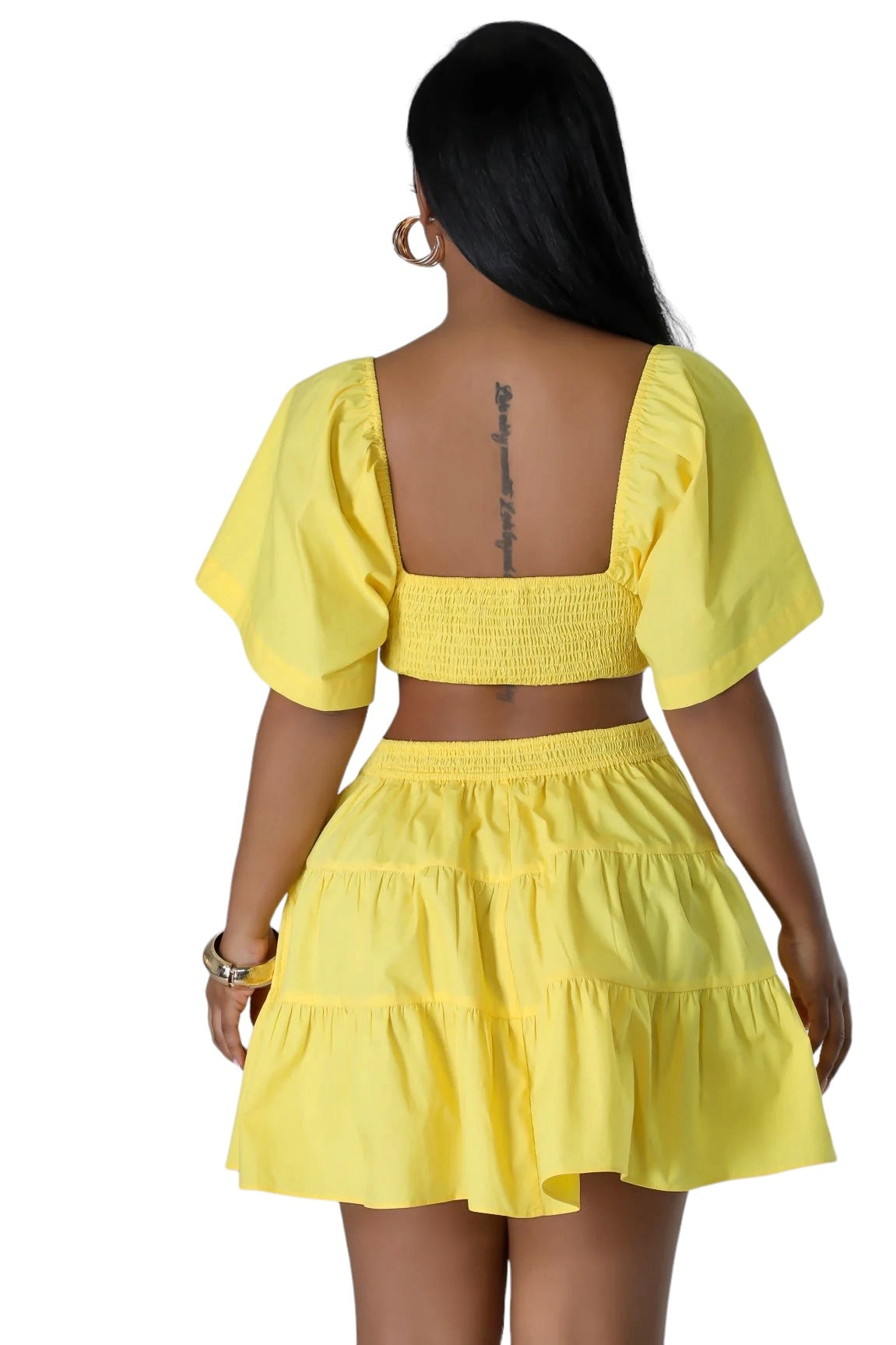 Off or On the Shoulder Cut Out Mini Dress The House of Stylez