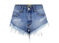 Women's Ripped Denim Summer Jean Shorts High Rise Hem Jeans Shorts SHOMICOBOUTIQUE