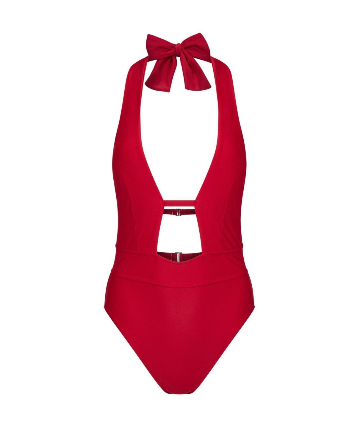 Adore Me Womens Brinlee Swimwear One-Piece - Dark Red, large Vanessa Jane