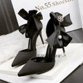 Women's Pointed Toe Bow Heels | Slip-On Stiletto Pumps Sarah Express