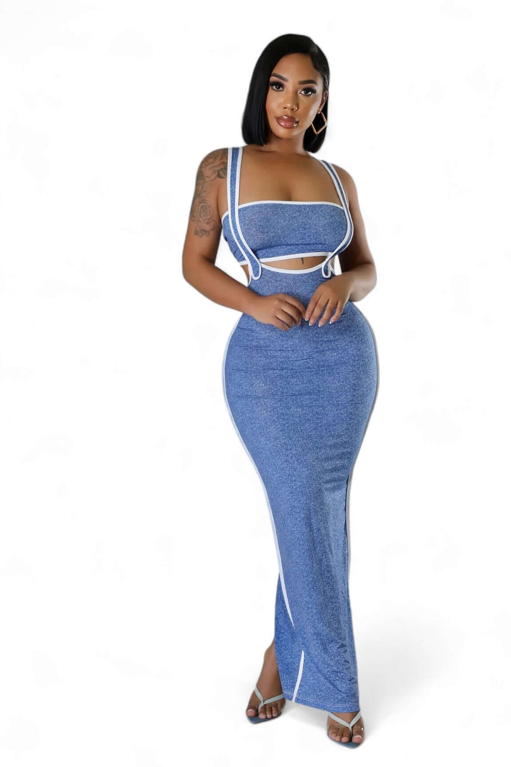 2 Piece Tube Top & Jumper Dress The House of Stylez