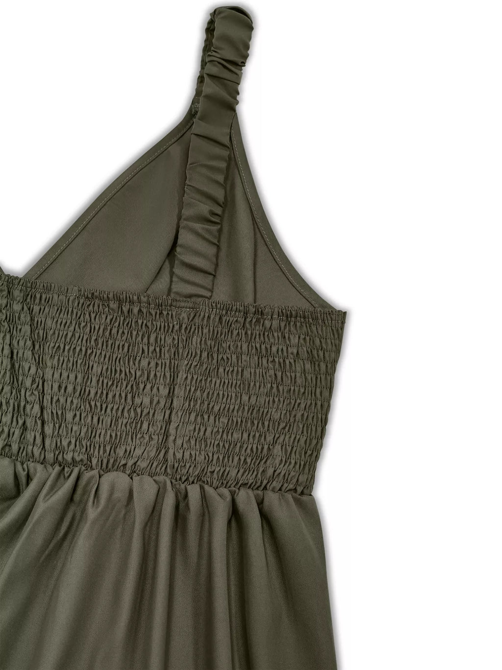 Plus Size Smocked Wide Leg Jumpsuit Simply Love