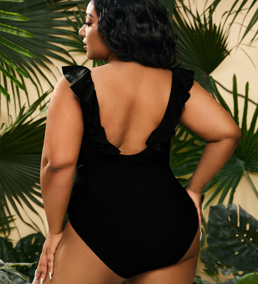New Plus Size Conservative Women's Beach Swimsuit FLIPSTYLEZLLC
