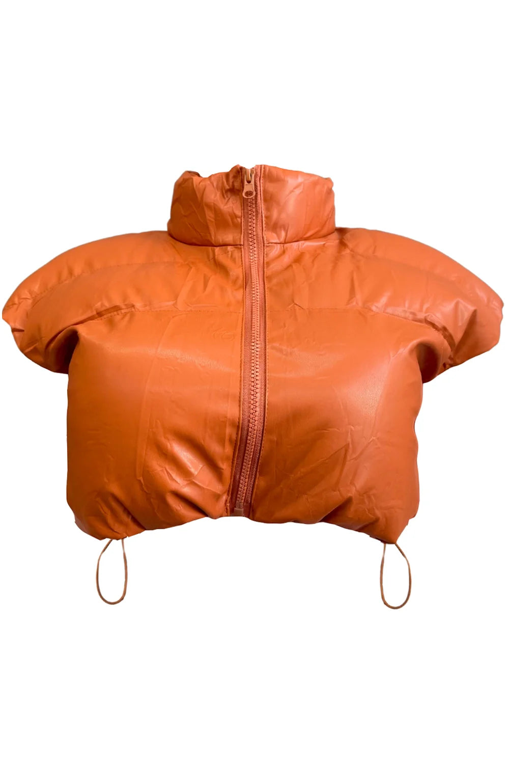 Vegan Leather Puffer Vest The House of Stylez
