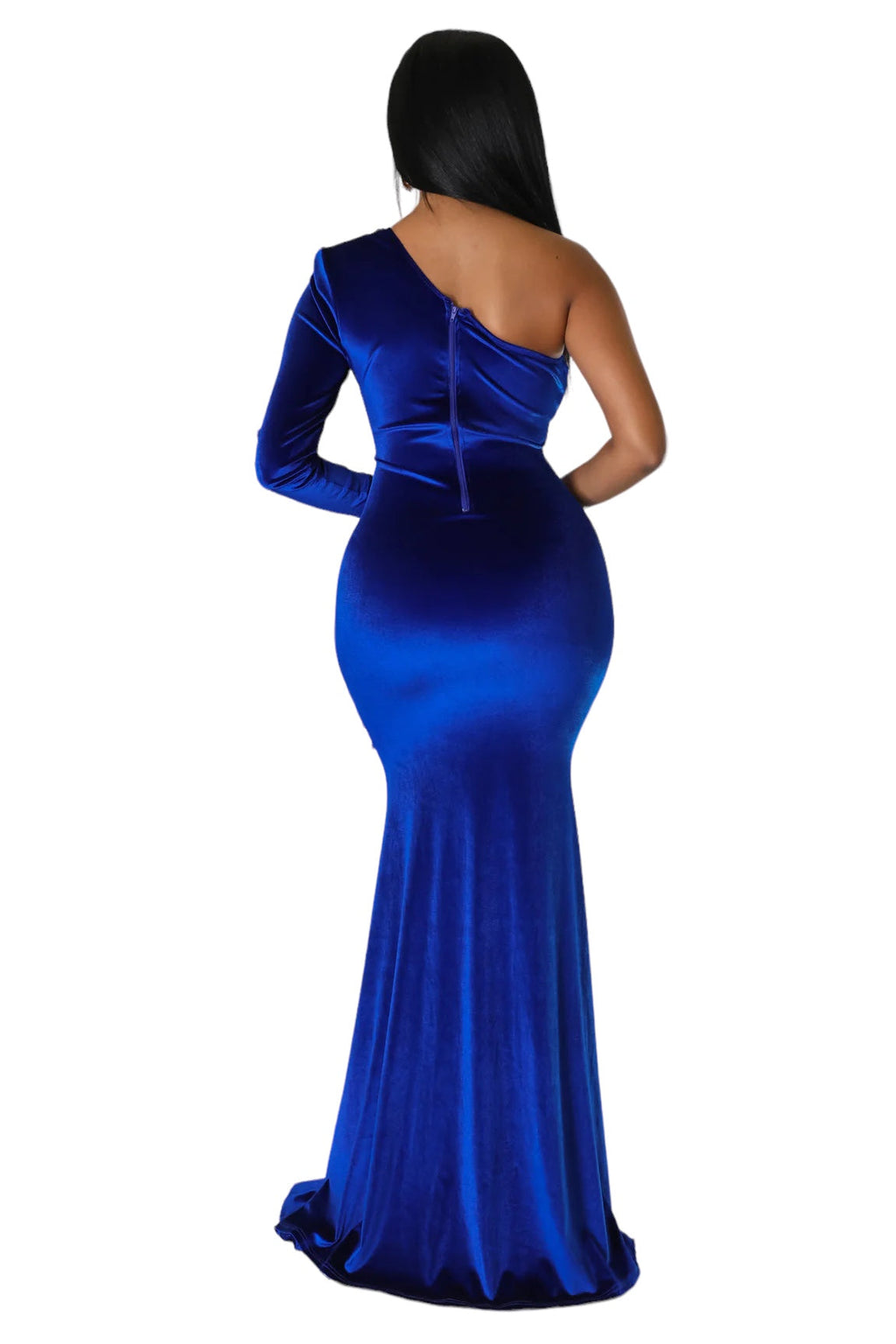 One Shoulder Velvet Cocktail Dress The House of Stylez