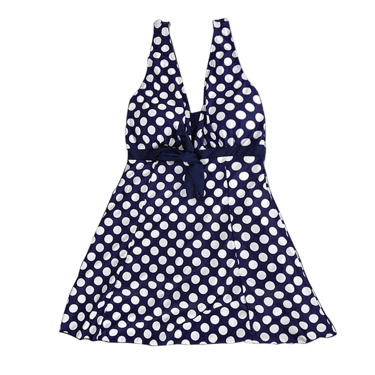 Print plus-size skirt split swimsuit FLIPSTYLEZLLC