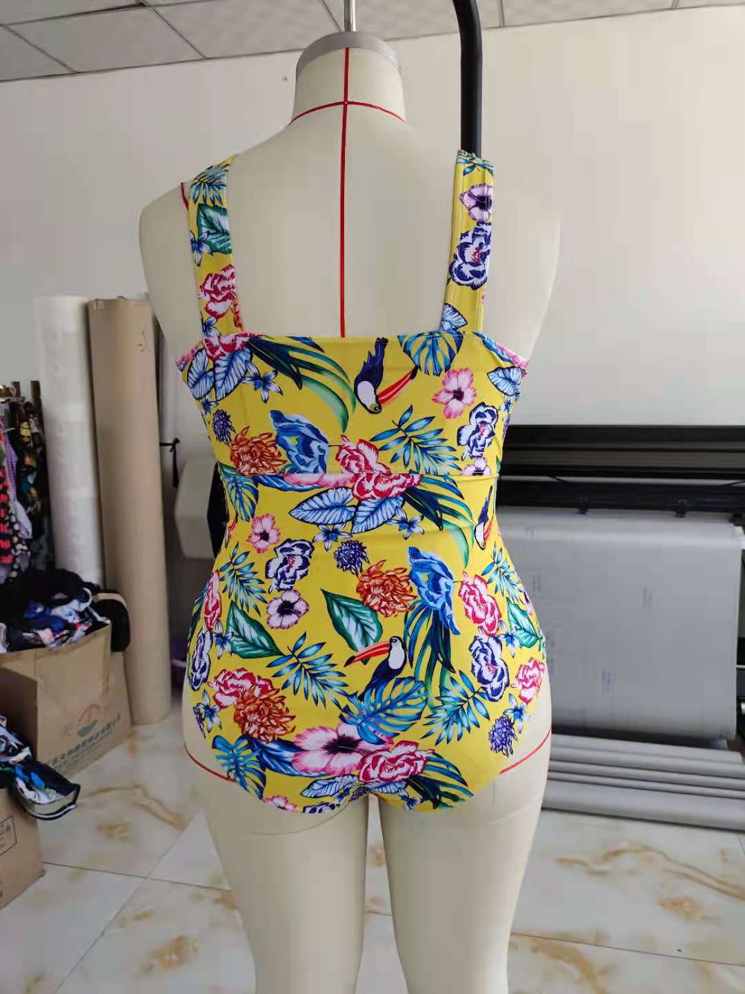 Ethnic Print Plus Size Swimsuit Bikini FLIPSTYLEZLLC