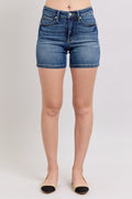 Judy Blue Full Size High Waist Denim Shorts Plus Size Coco’s Tee Boutique