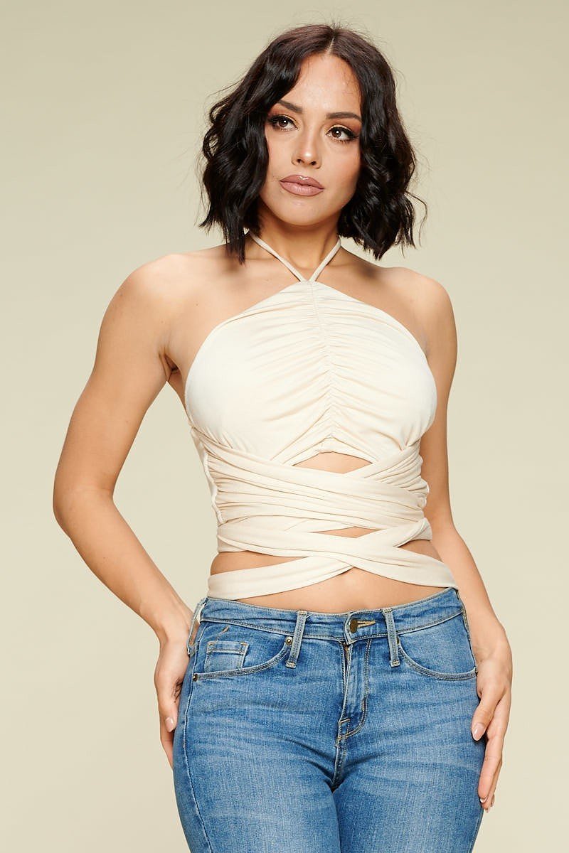 Crop Halter Top Selvanelle