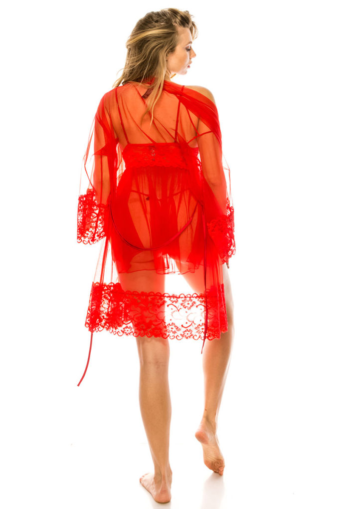 3pc Mesh Robe Set OyeraCharisma