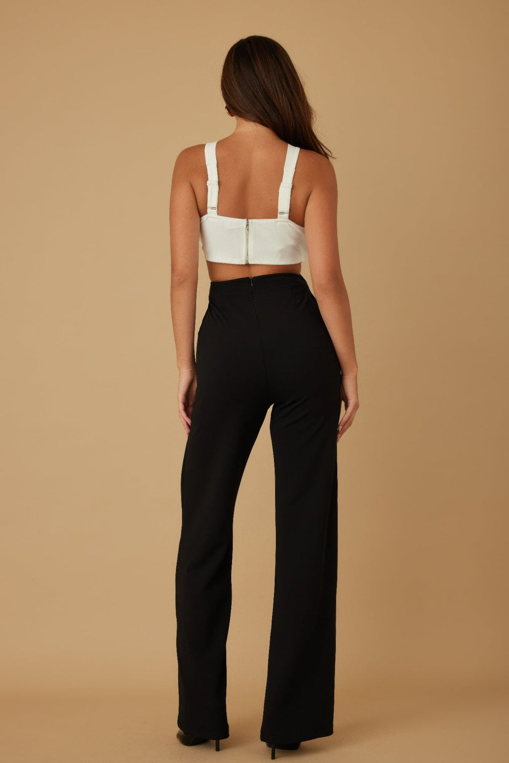 X Ribbon Open Jumpsuit Selvanelle