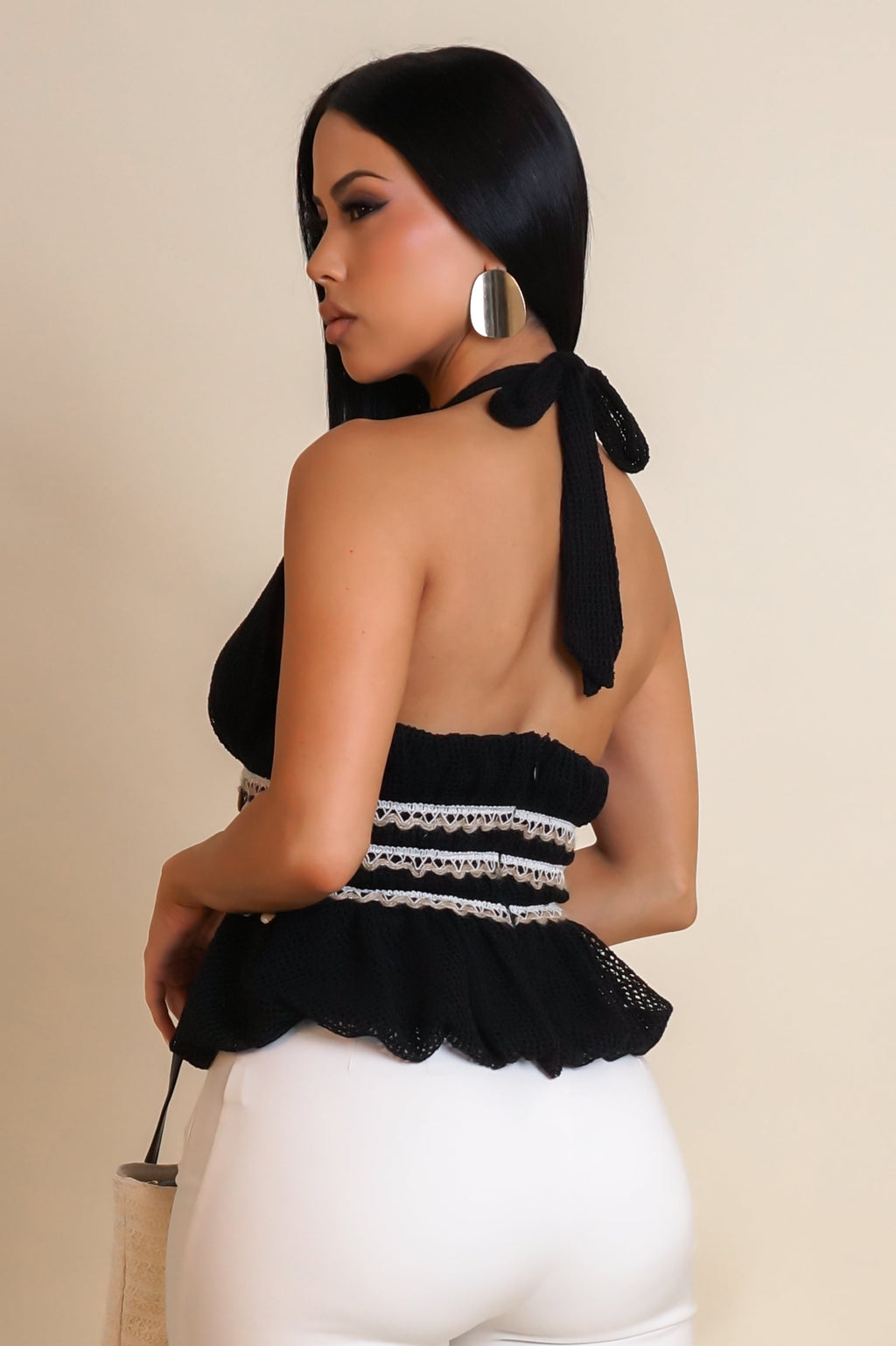 Seashore Shell Cropped Halter Top S&E Retail Expo