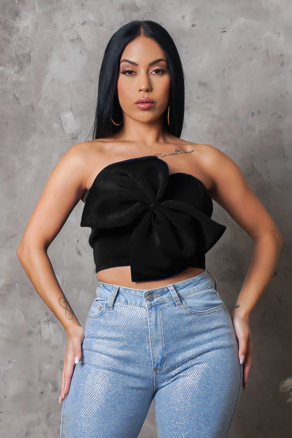 Black Bowtie Top S&E Retail Expo