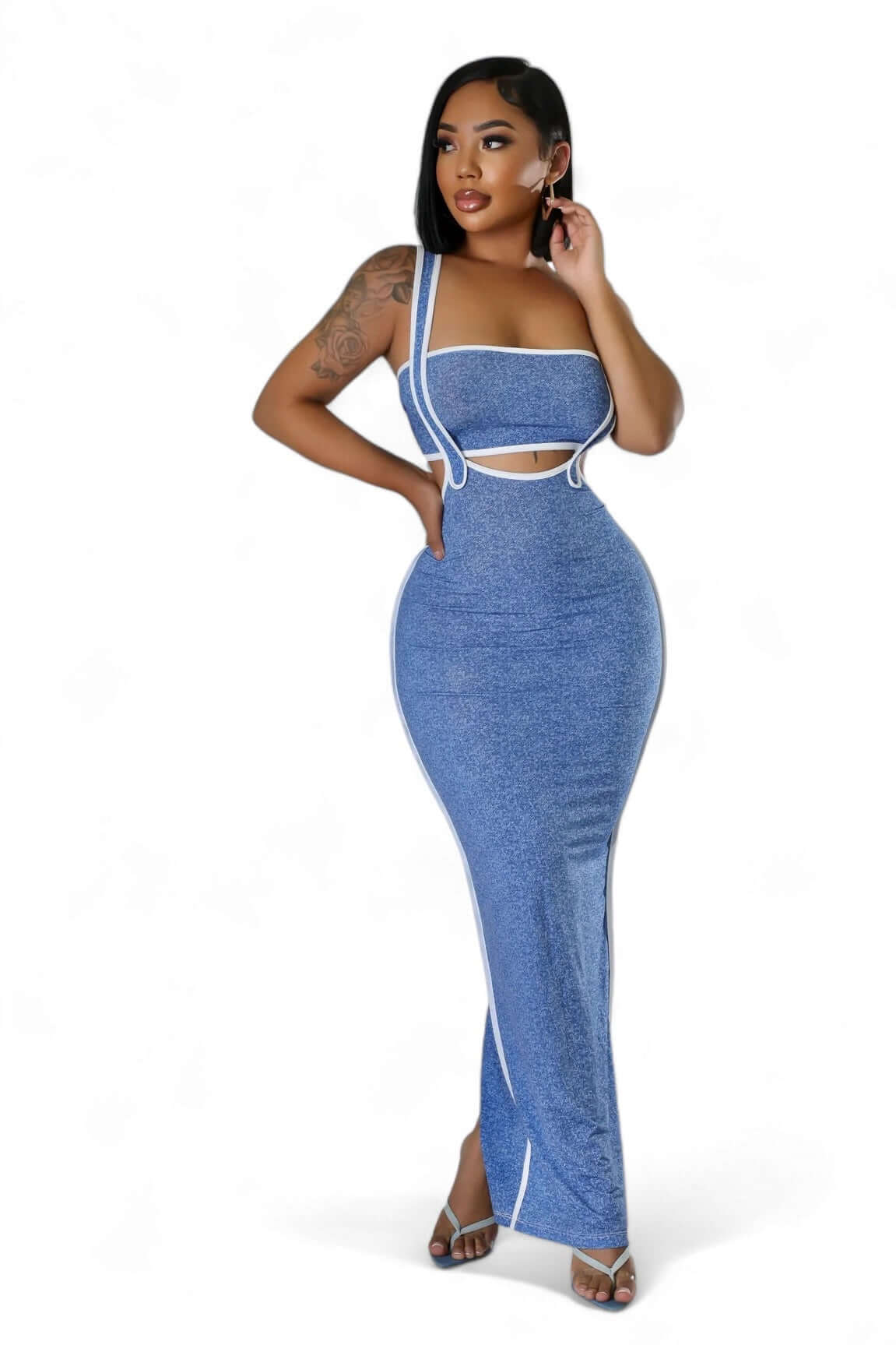 2 Piece Tube Top & Jumper Dress The House of Stylez