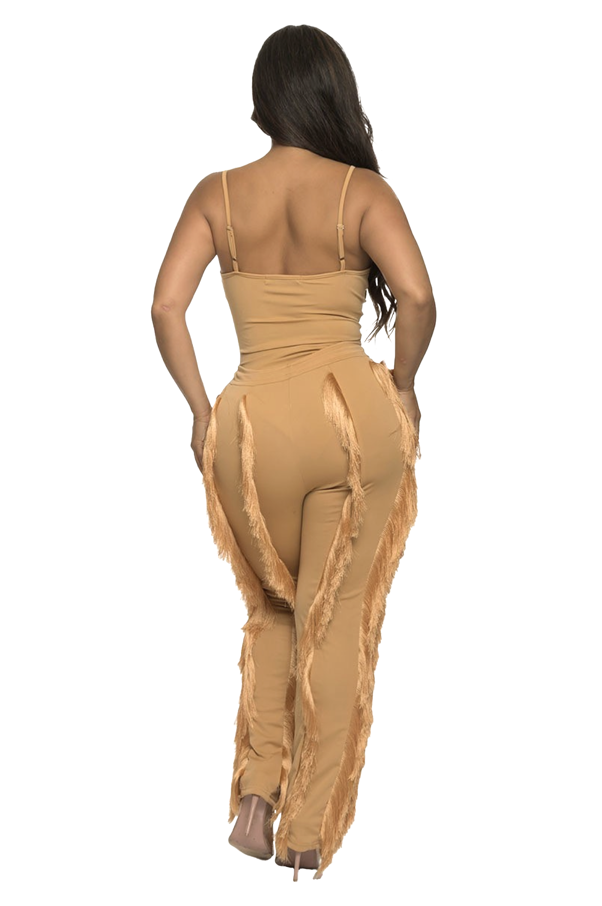 Two Piece Bodysuit &  Tassel Pants Set {has very good stretch} The House of Stylez