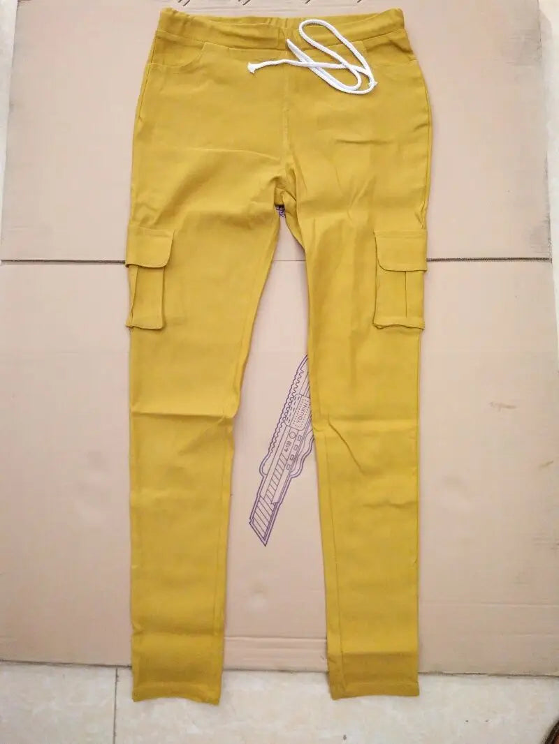 Elegant Elastic Women Pants Oversize Drawstring Long Pencil Pants nowadaysfashion