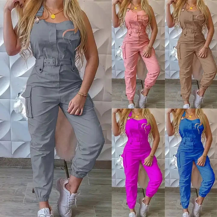 Women Clothing Fashion Summer Bodycon Jumpsuits Pants Girls Clothes One Piece Jumpsuits for Ladies Wild and Free Boutique