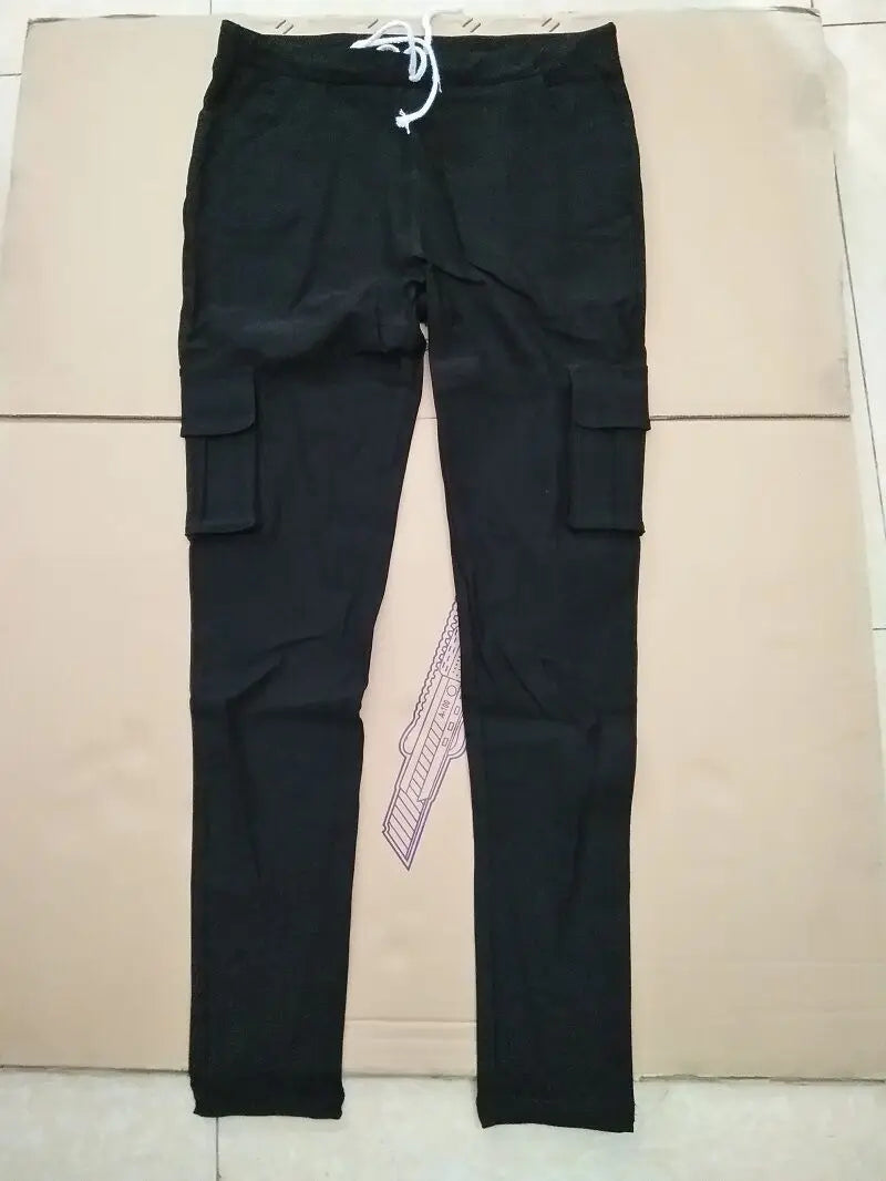 Elegant Elastic Women Pants Oversize Drawstring Long Pencil Pants nowadaysfashion
