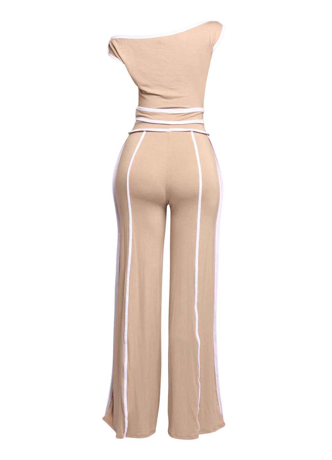 Off Shoulder Short Sleeve Top with Wide Leg Pants The House of Stylez