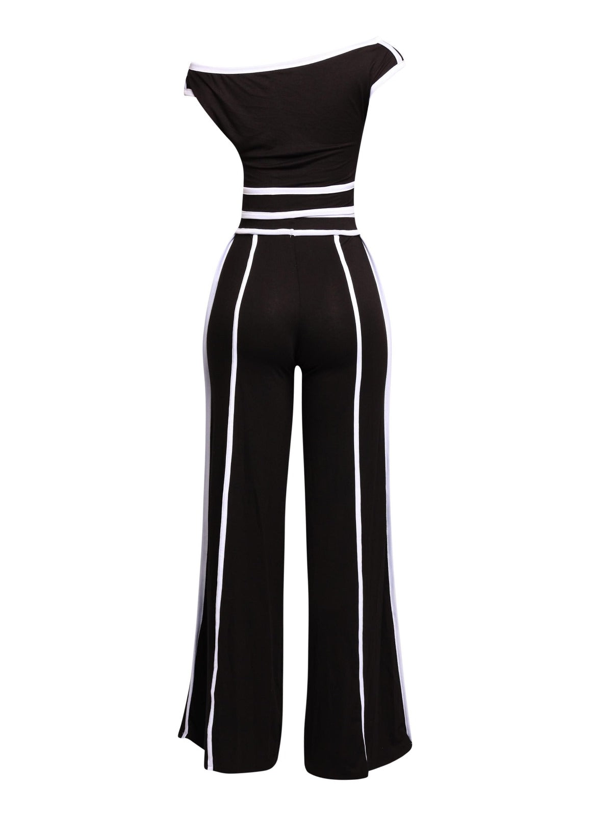 Off Shoulder Short Sleeve Top with Wide Leg Pants The House of Stylez