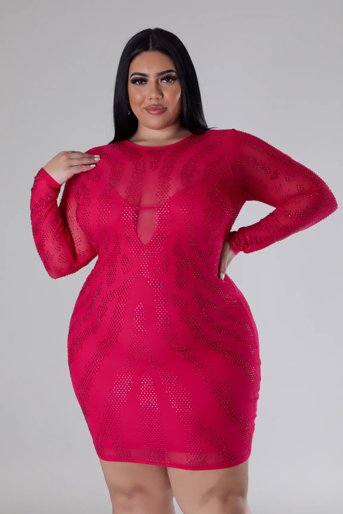 Always Involved Dress - Plus Size Fasheabe