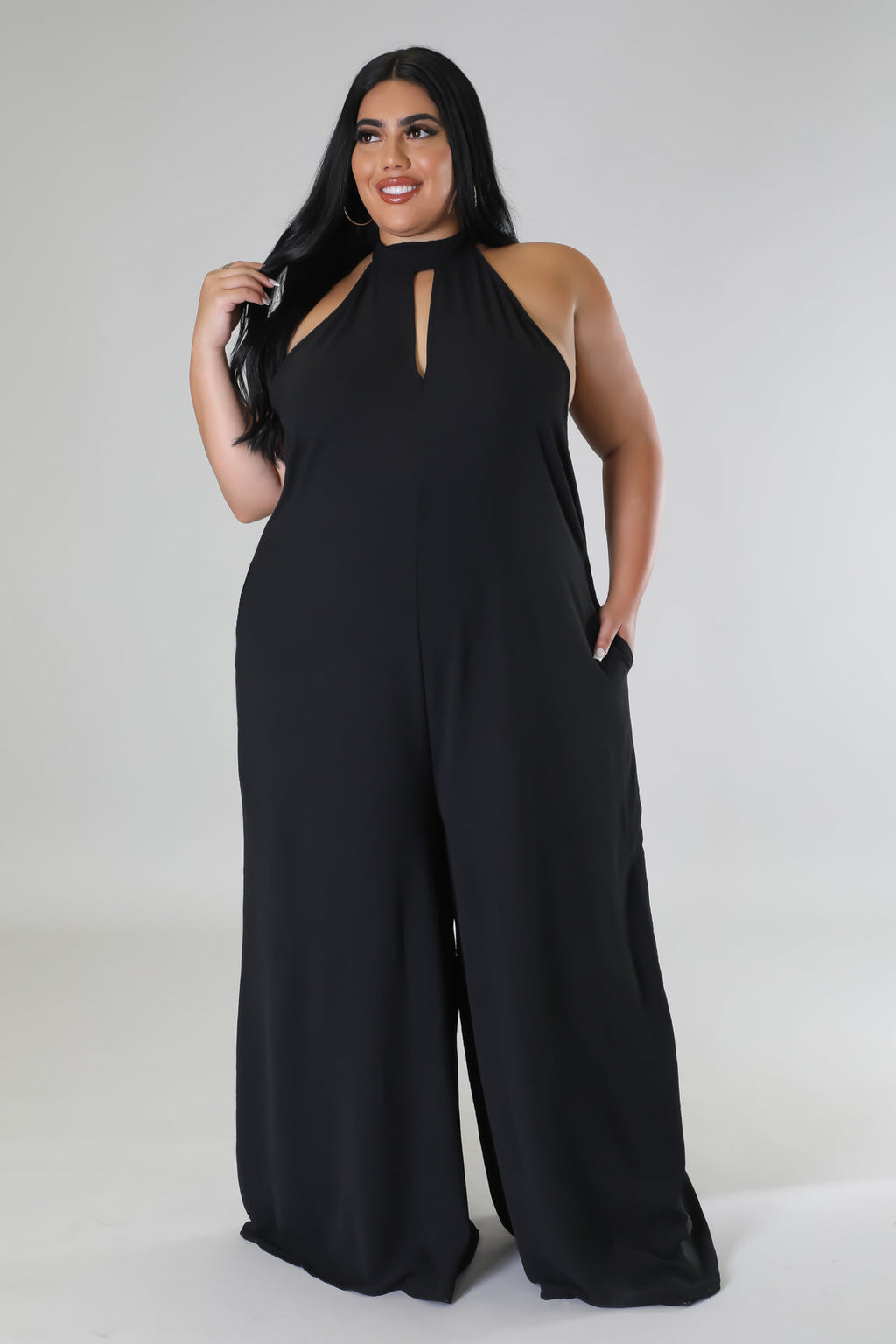 The Maci Babe Jumpsuit - Plus Size Fasheabe
