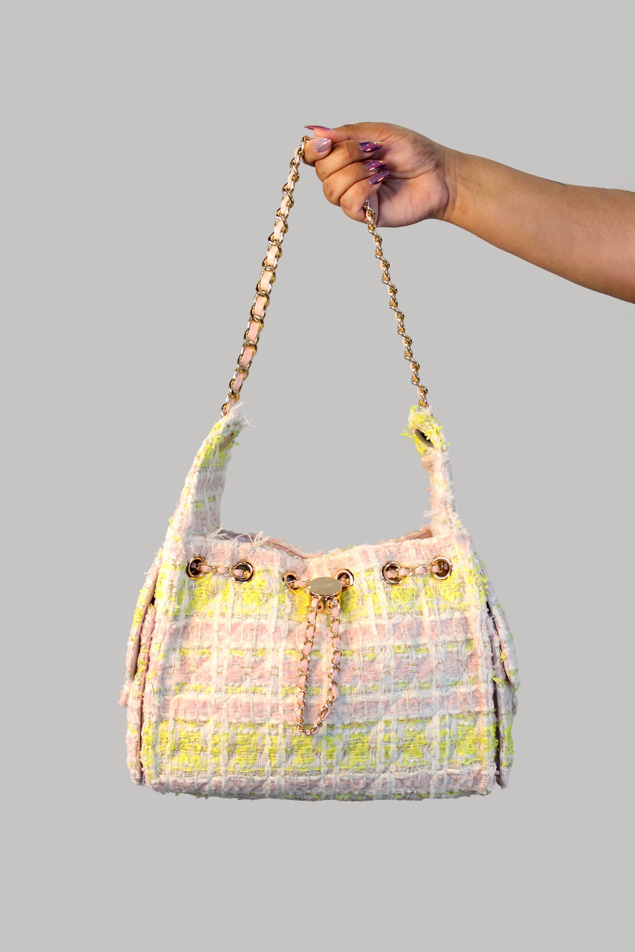 Pink/Yellow Chain Purse S&E Retail Expo