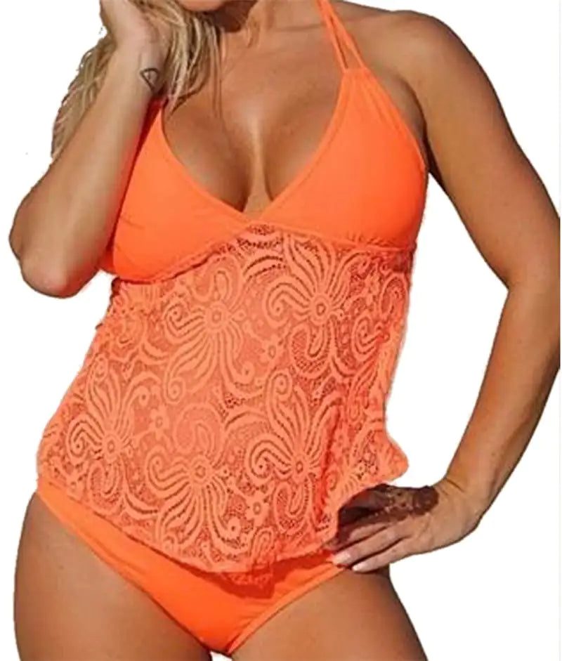 Plus Size Women's Bikini Swimsuit Trendy Attic Store01