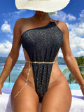 Women Bikini Double One Piece Swimsuit Sexy Bikini Swimsuit Women Backless Swimsuit Solid Color Bella Mia