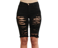 {{P1719}} Distressed Bermuda Shorts - {2 Colors Available} The House of Stylez