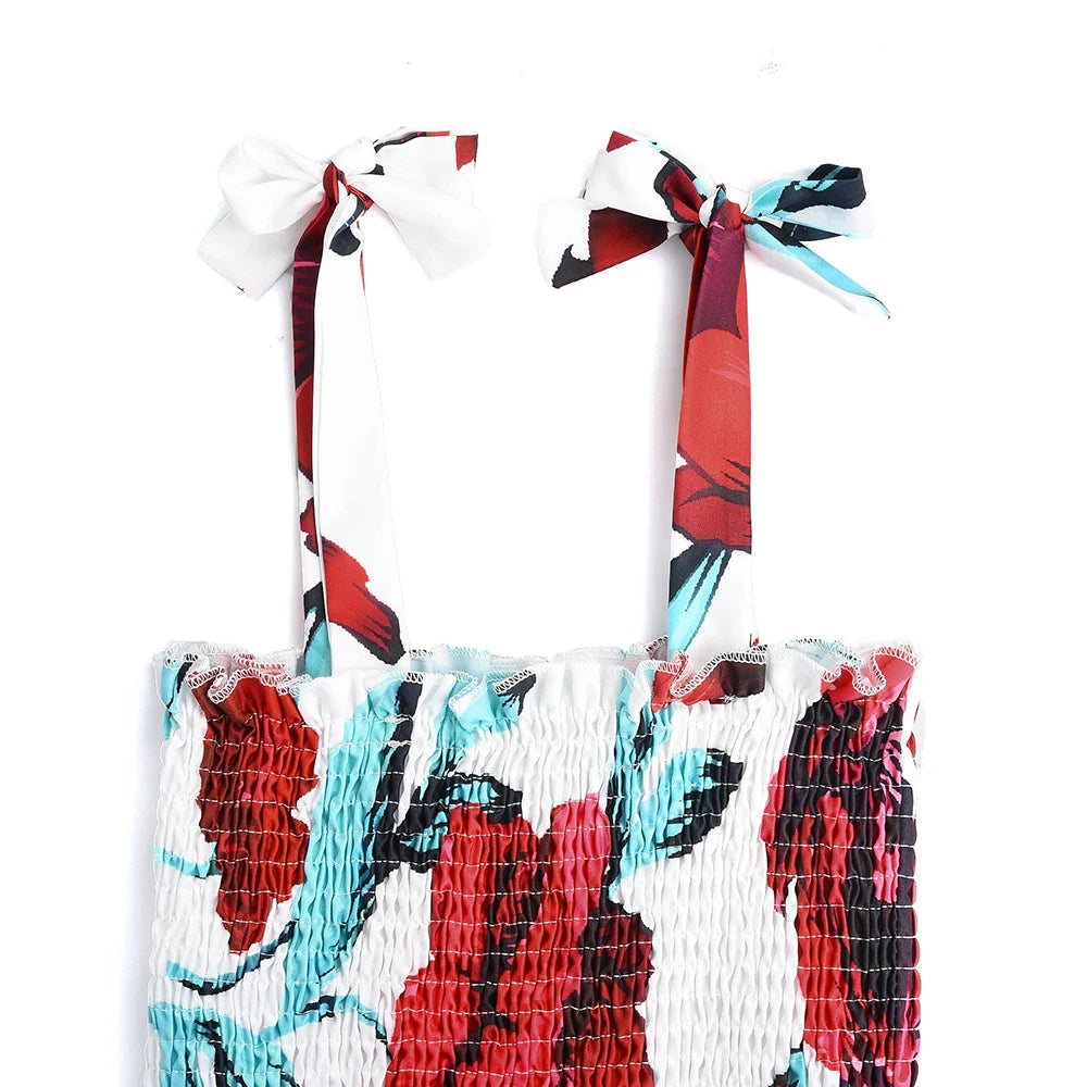 Floral Tight Camisole Dress For Women nowadaysfashion