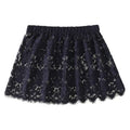 Women Eyelash Floral Lace Shirt Extender Adjustable Layered Faux Top Hem Lower Sweep Mini Skirt Half Slip Underskirt Femstylo
