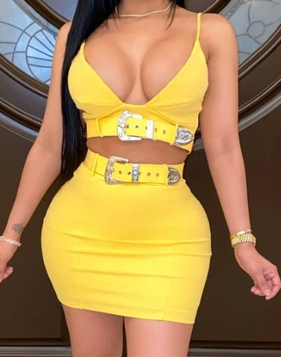 Belted Mini Skirt Set S&E Retail Expo