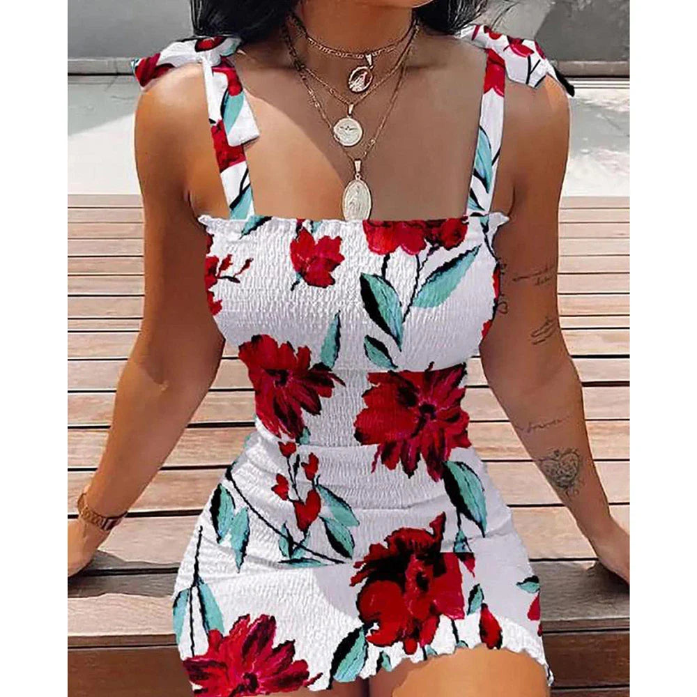 Floral Tight Camisole Dress For Women nowadaysfashion