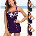Plus Size Women's Two-Piece Swim dress Bikini Trendy Attic Store01