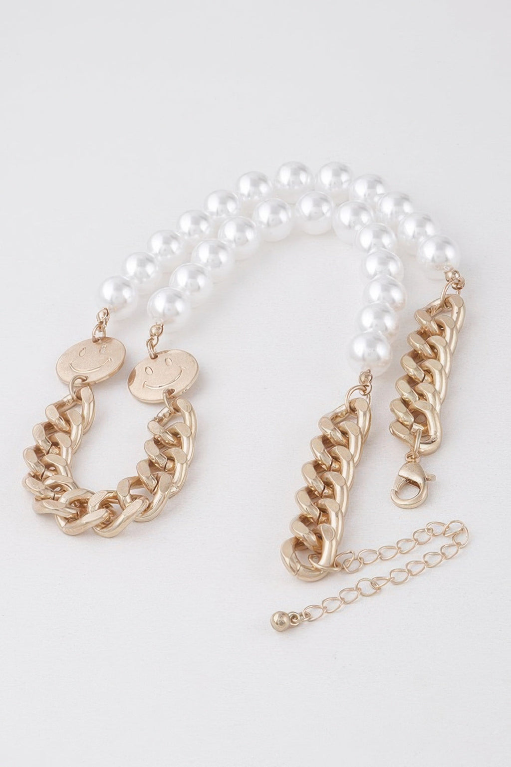 Two Toned Pearl N Bead Necklace OyeraCharisma