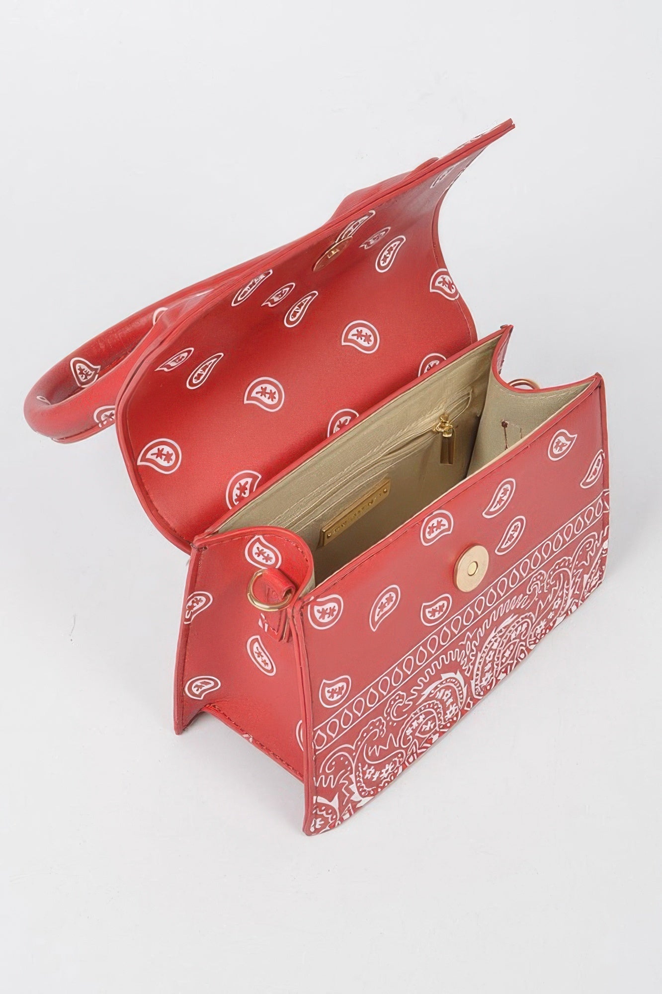 Bandana Single Handle Flap Crossbody Bag OyeraCharisma