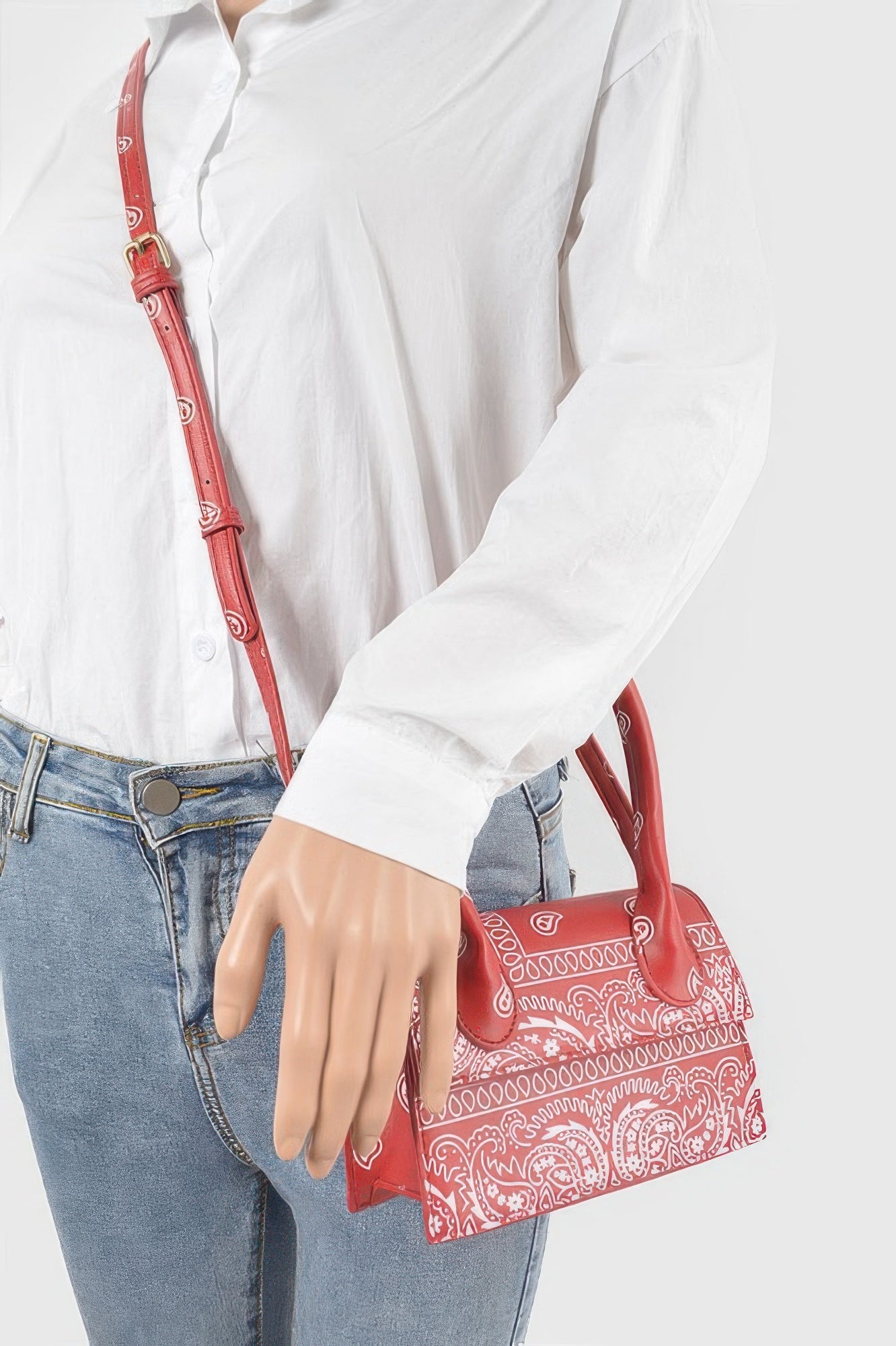 Bandana Single Handle Flap Crossbody Bag OyeraCharisma