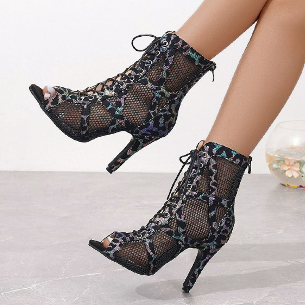 Lace-Up High Heel Sandals New Era Fashion LLc