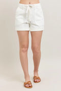Judy Blue Full Size High Waist Cuff Denim Shorts Plus Size Selvanelle
