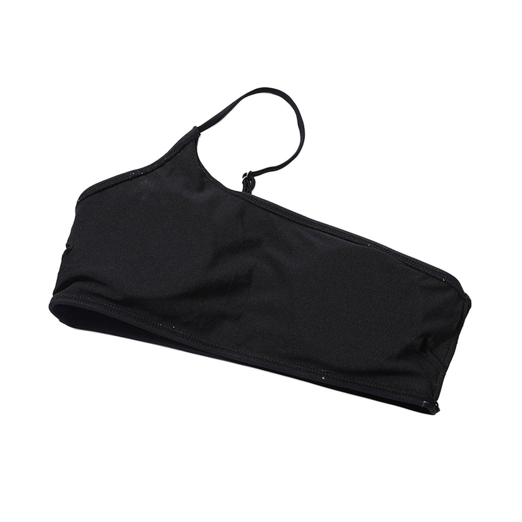 Black Mesh Bikini Cover Up Set Women Bathing Outfits Adults Solid Color One Shoulder Bikini Top  Mesh See Through Crochet Off Shoulder Crop Tops 2 Piece Bikini Swimsuit Cover-ups Beach Summer Outfits Stevvex