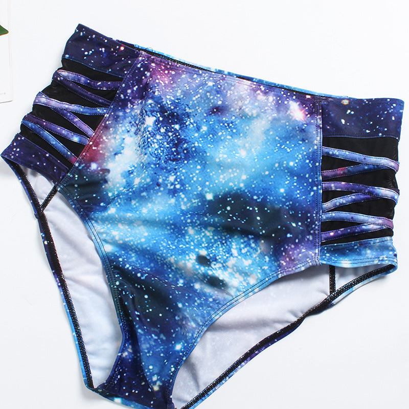 Plus Size Printed Swimsuit Split Swimsuit FLIPSTYLEZLLC