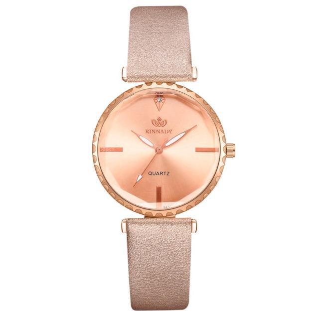 Elegant Style Fashion Womens Watch Luxury Leather Band Analog Quartz Wrist Watch Women Dress Leather Band Thin Minimalist Casual Simple Dress Analog Quartz Wristwatch Stevvex