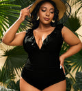 New Plus Size Conservative Women's Beach Swimsuit FLIPSTYLEZLLC