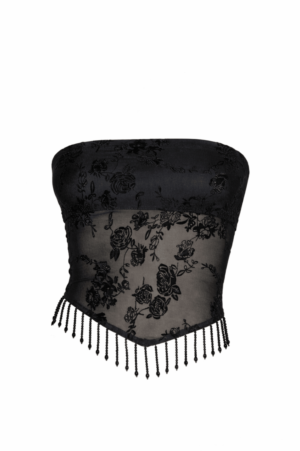 Beaded Mesh Bandeau Top – Going Out Top Blaire Shops