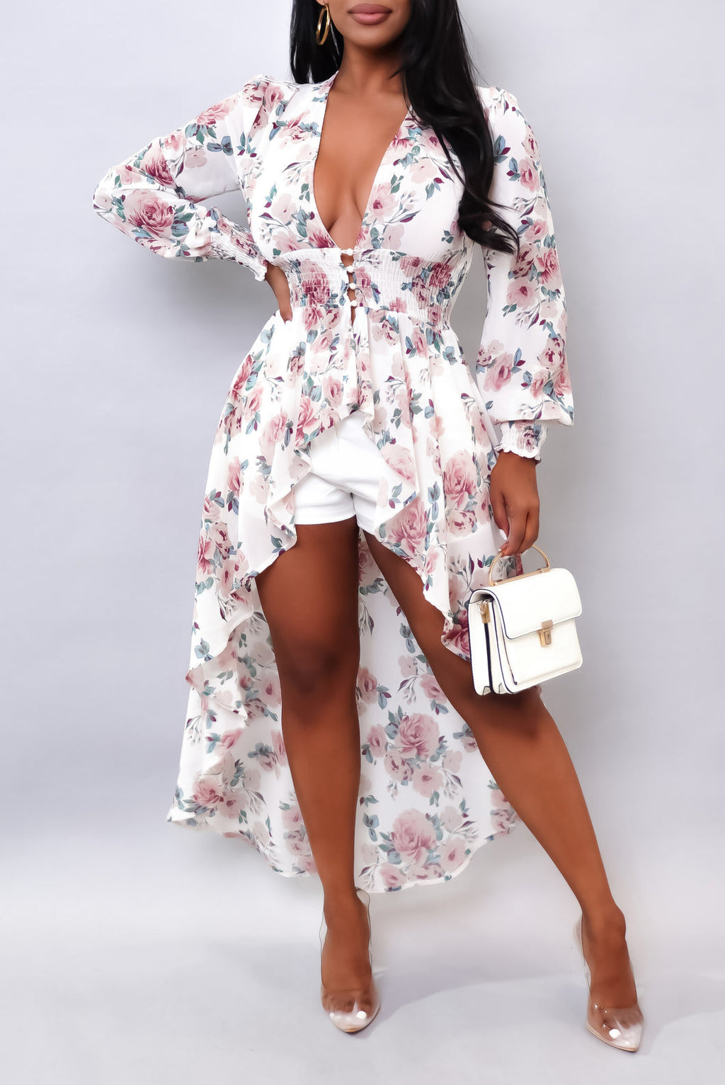 Blush & White High Low Top S&E Retail Expo