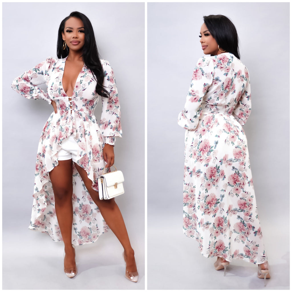Blush & White High Low Top S&E Retail Expo