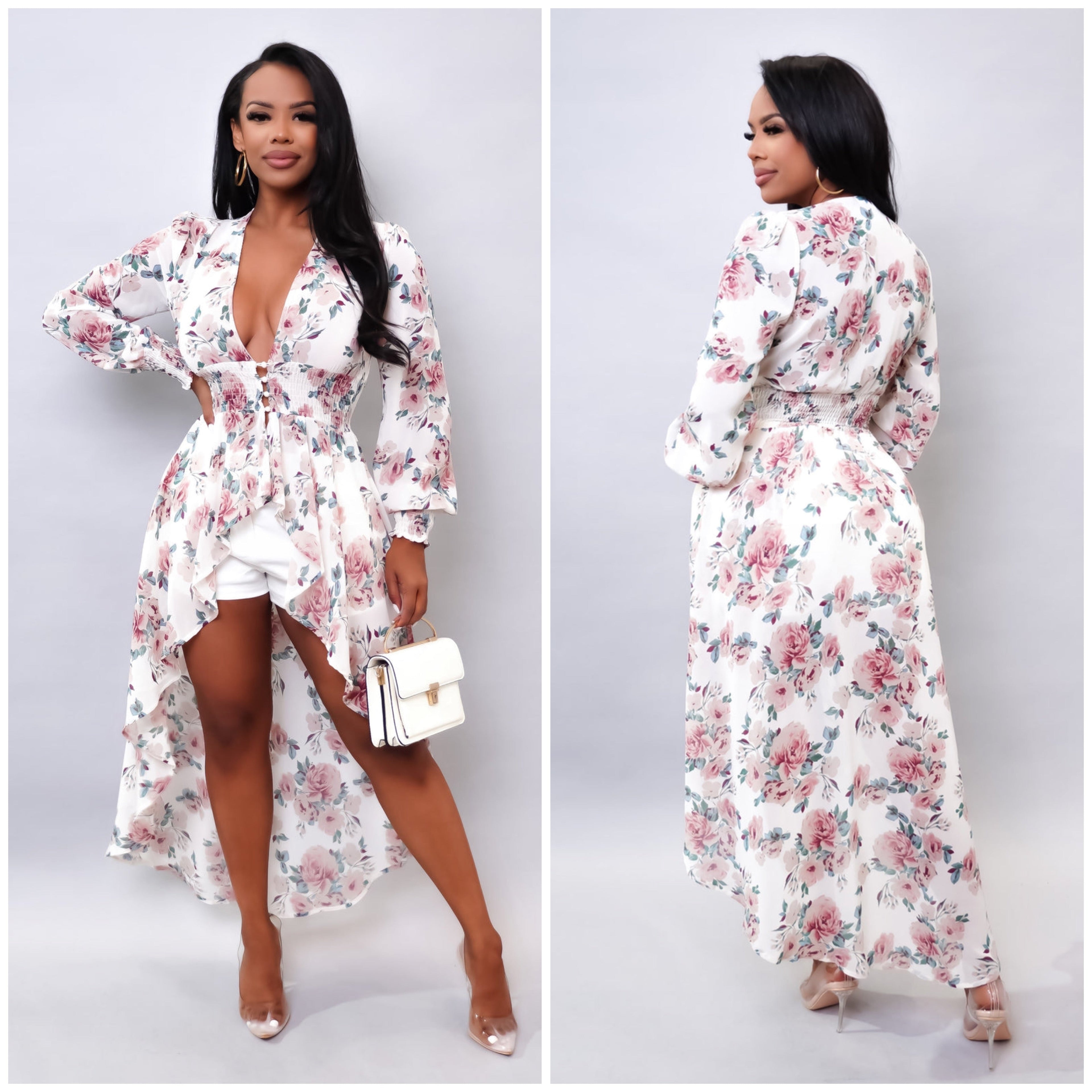 Blush & White High Low Top S&E Retail Expo