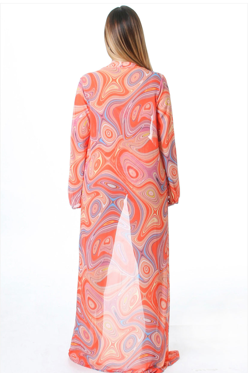 Coral Monokini & Coverup Swim Set S&E Retail Expo
